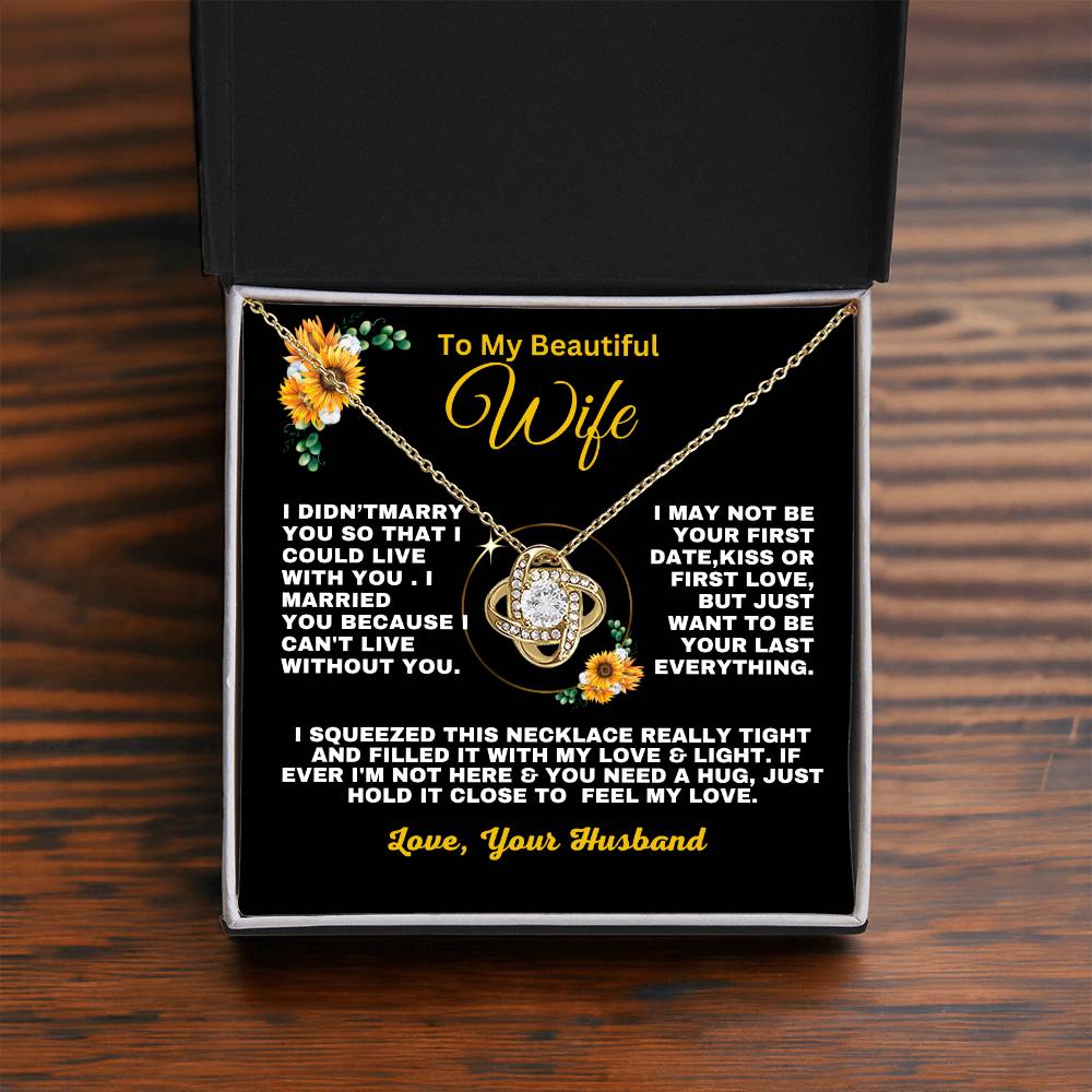 Gift For Wife with Sunflowers -Lk