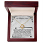I'm Sorry-Angry With Me-Love Knot Necklace