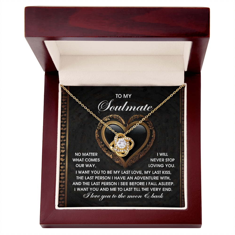 Soulmate: The Very End-Love Knot Necklace