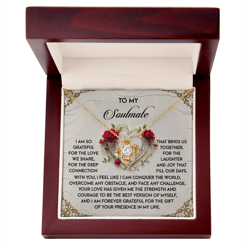 Soulmate-Our Day-Love Knot Necklace