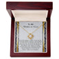MOTHER-IN-LAW-Of Your Own-Love Knot Necklace