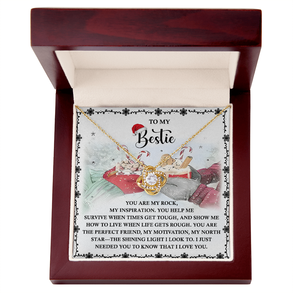 Best Friend-My North Star-Love Knot Necklace