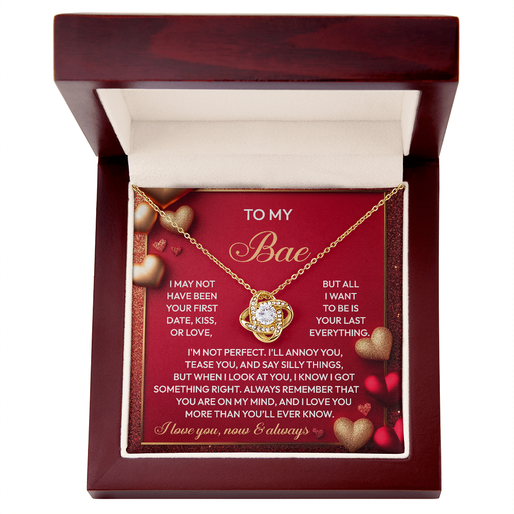 Soulmate-On my mind-Love Knot Necklace