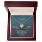 I'm Sorry-Mistakes and Faults-Love Knot Necklace