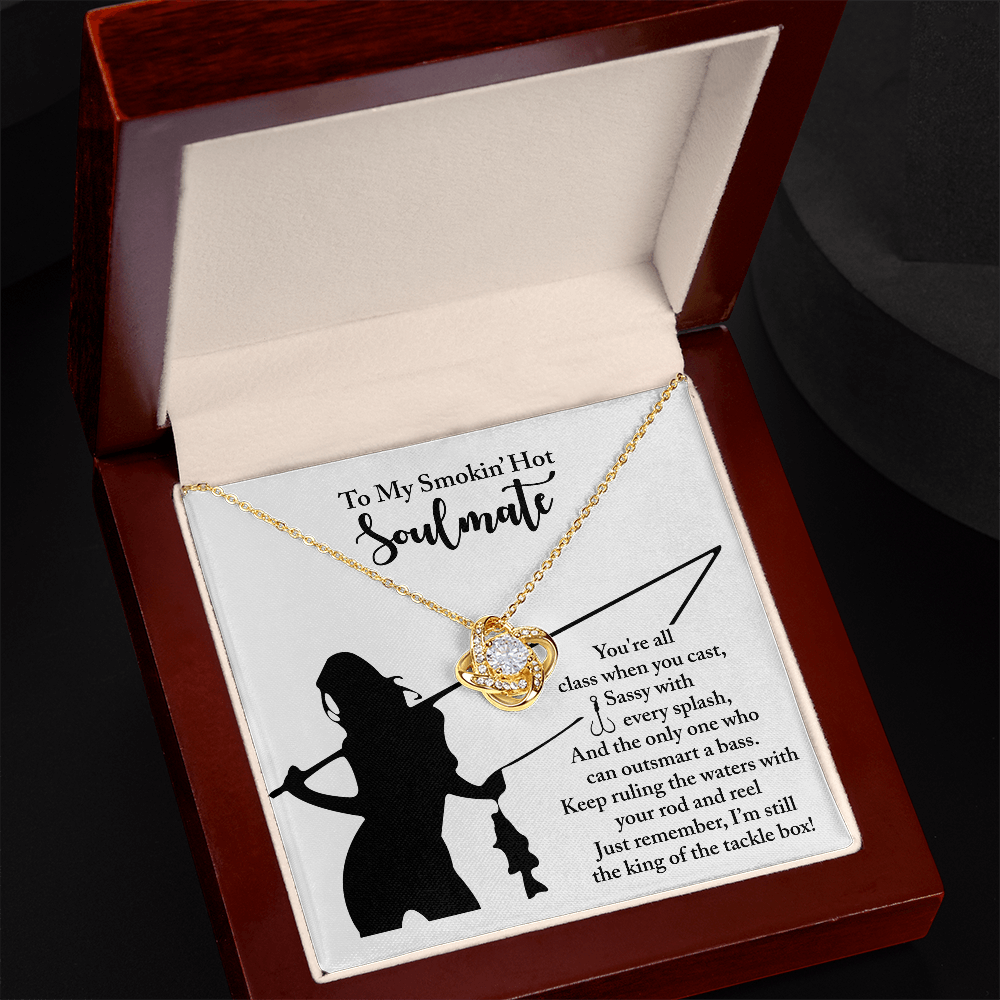 Soulmate:Ruling The Water-Love Knot Necklace