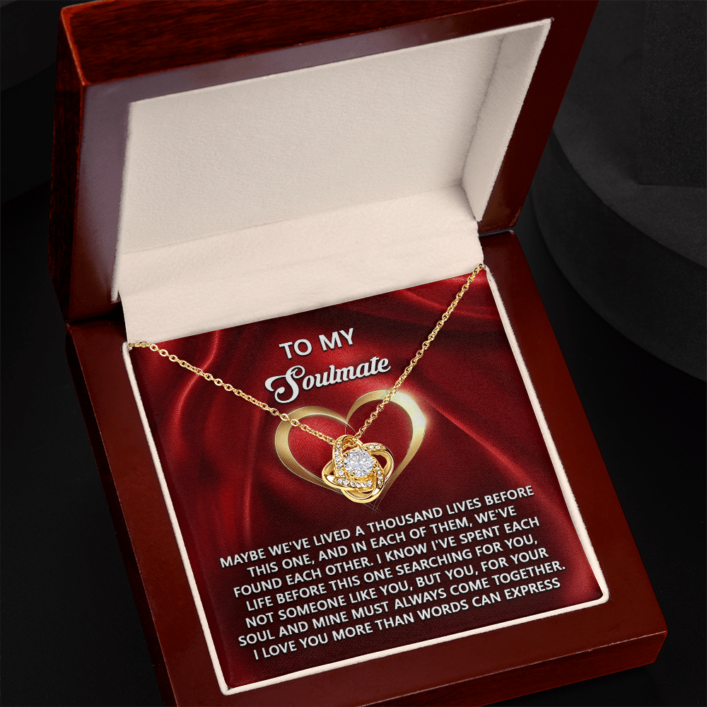 Soulmate:Your Soul-Love Knot Necklace