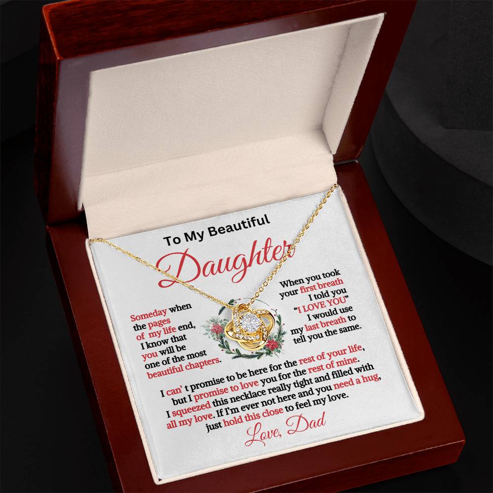 Gift for Daughter from Dad: Beautiful Chapters-Love Knot