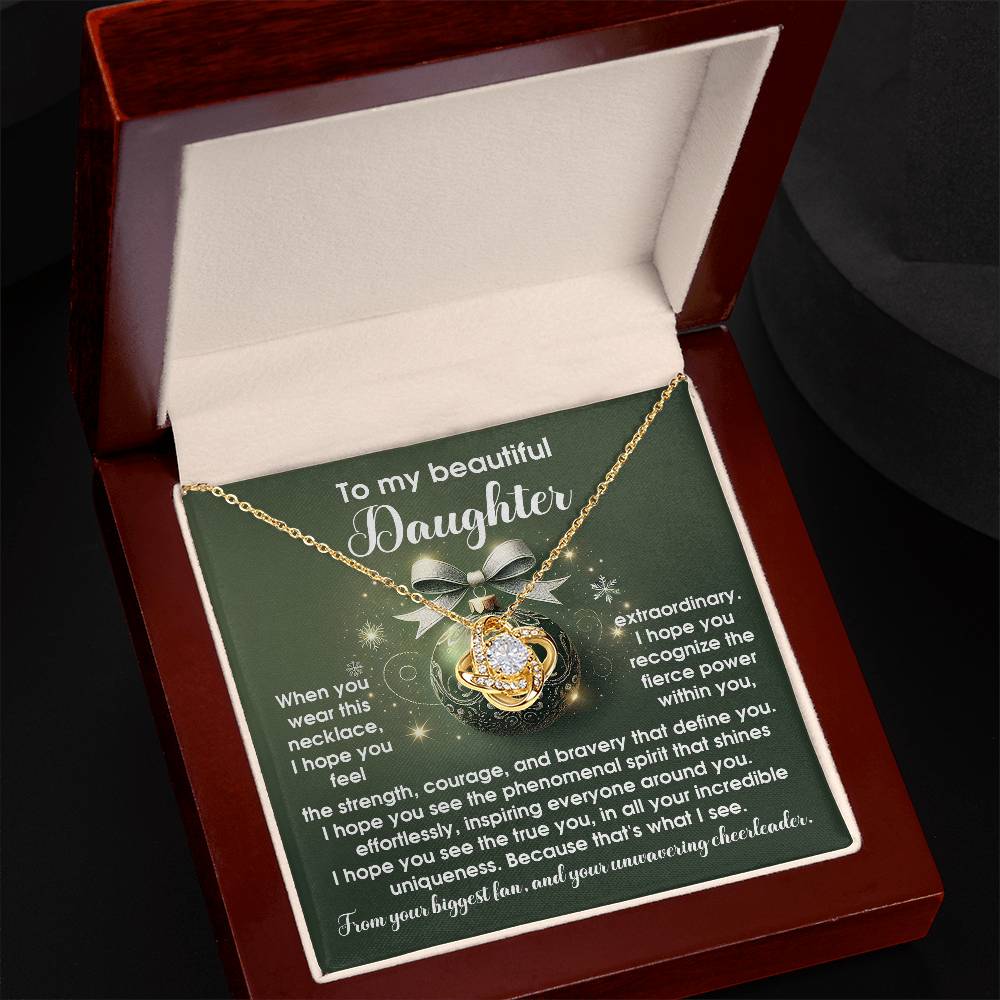 Gift for Daughter:Incredible Uniqueness-Love Knot