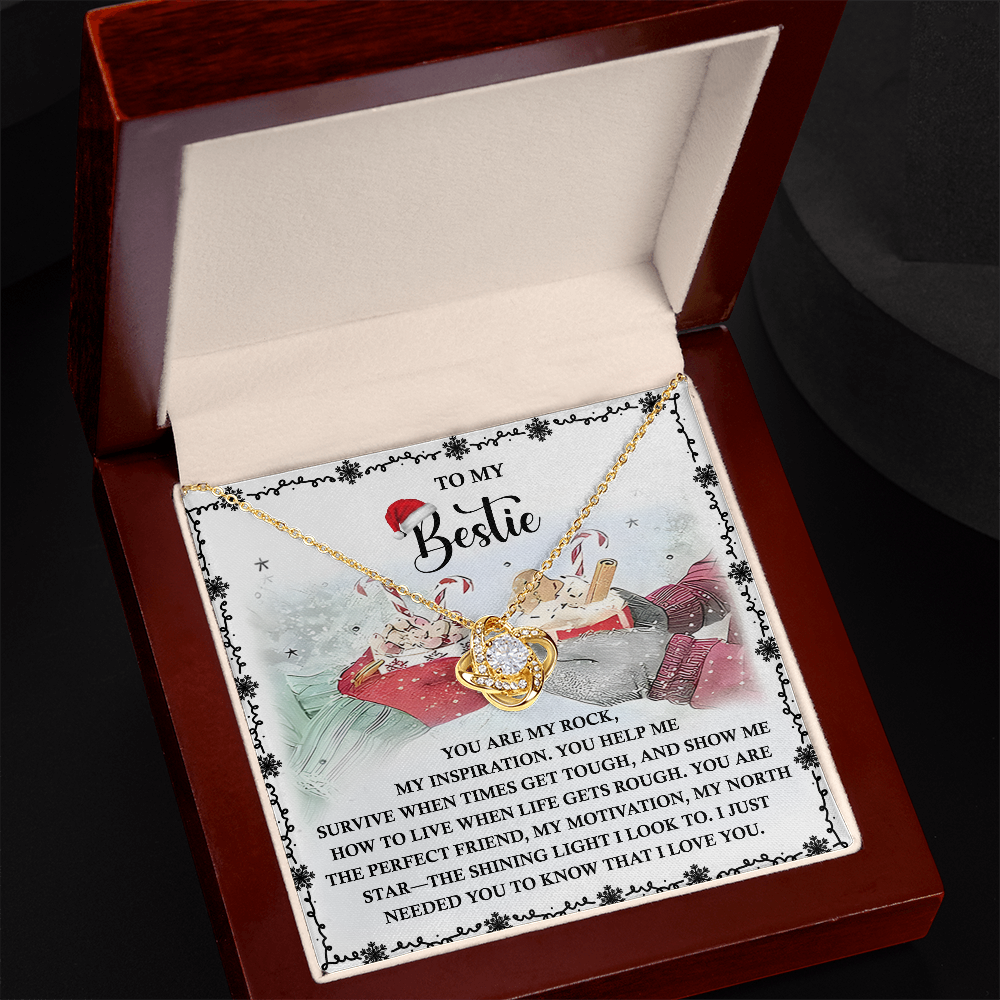 Best Friend-My North Star-Love Knot Necklace
