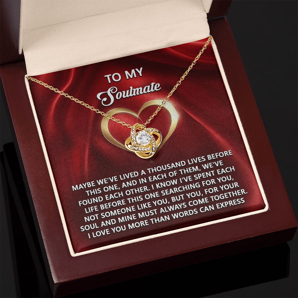 Soulmate:Your Soul-Love Knot Necklace