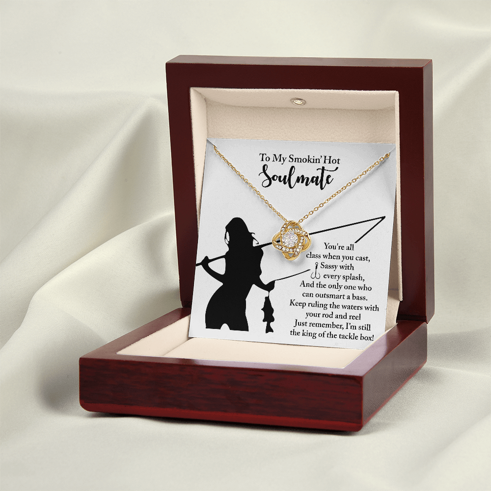 Soulmate:Ruling The Water-Love Knot Necklace