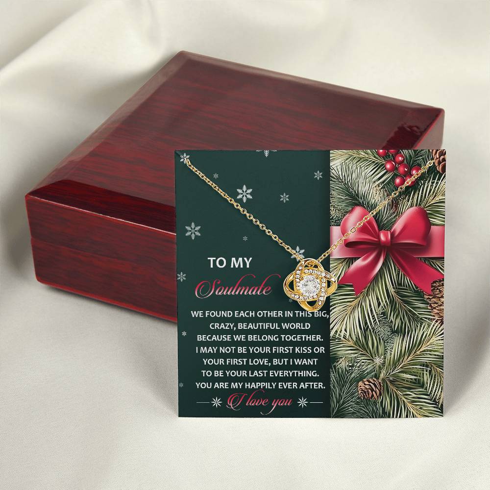 Soulmate: Beautiful World-Love Knot Necklace