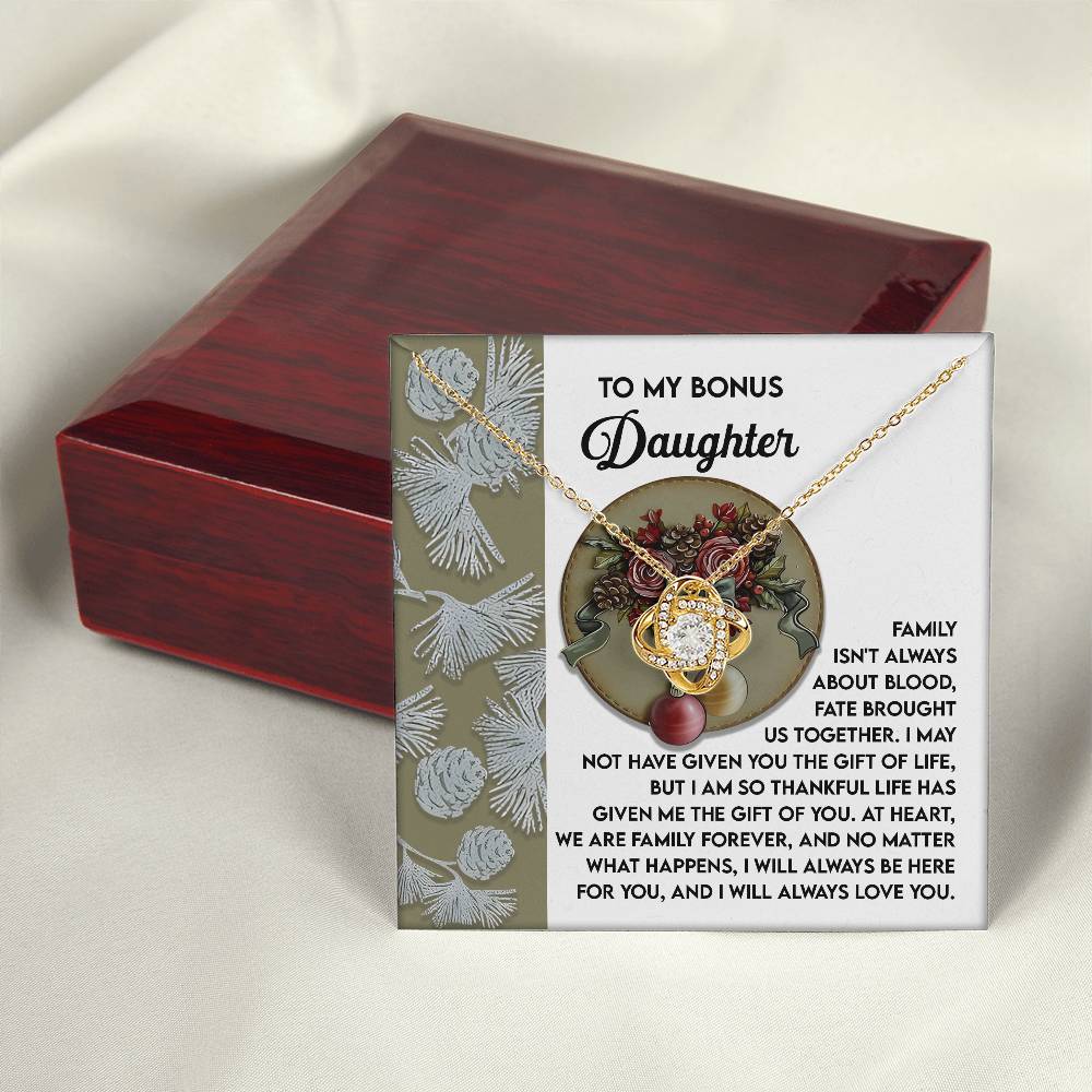 Gift for Bonus Daughter: Gift of You-Love Knot