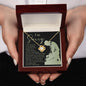 I'm Sorry-On My Knees-Love Knot Necklace