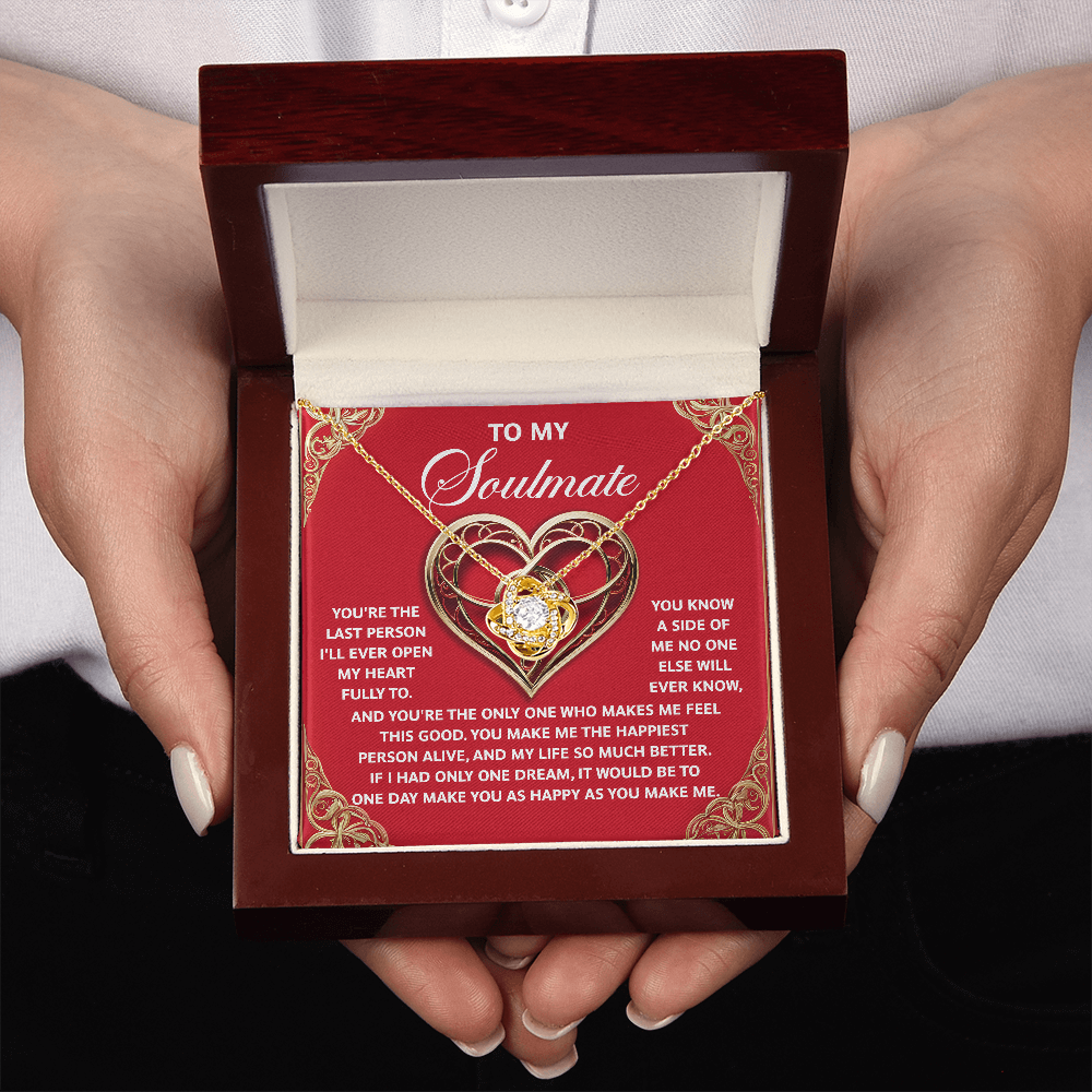 Soulmate; The Only One-Love Knot Necklace