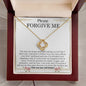 I'm Sorry-Profound and True-Love Knot Necklace