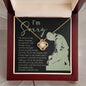 I'm Sorry-On My Knees-Love Knot Necklace
