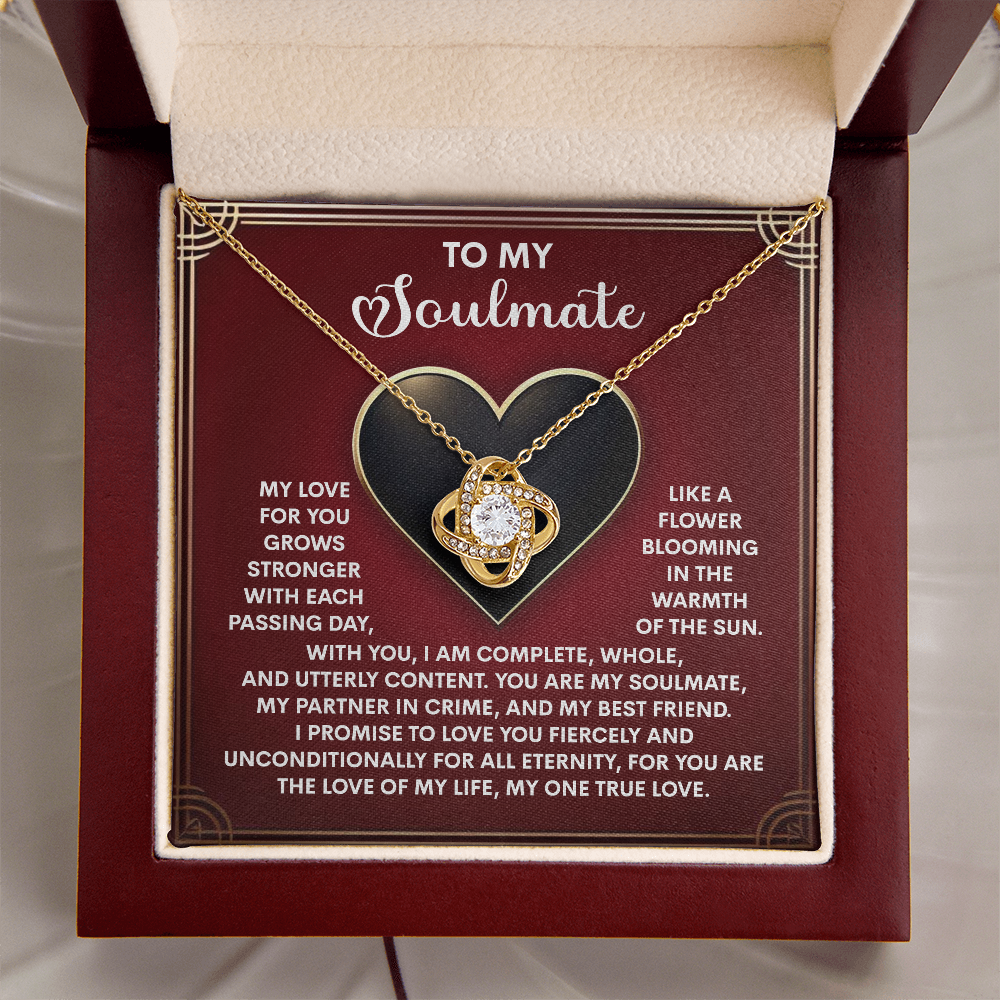 Soulmate-One True Love-Love Knot Necklace