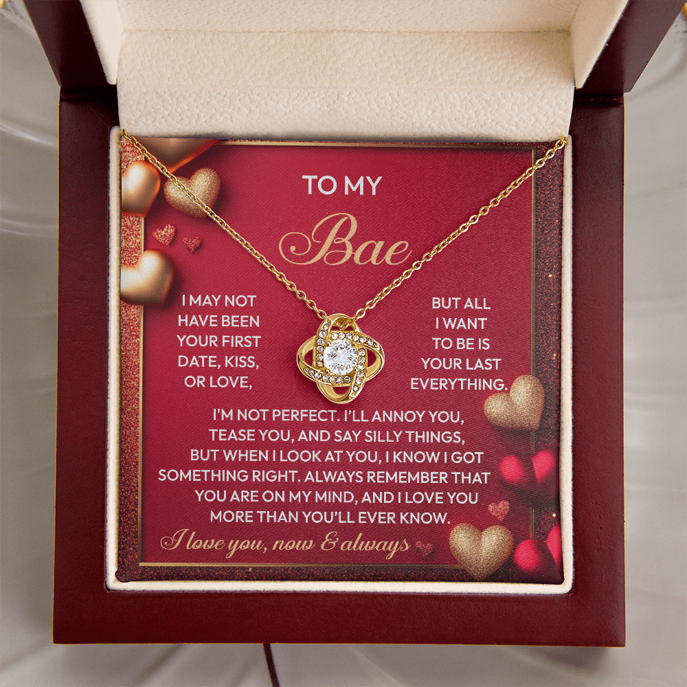 Soulmate-On my mind-Love Knot Necklace