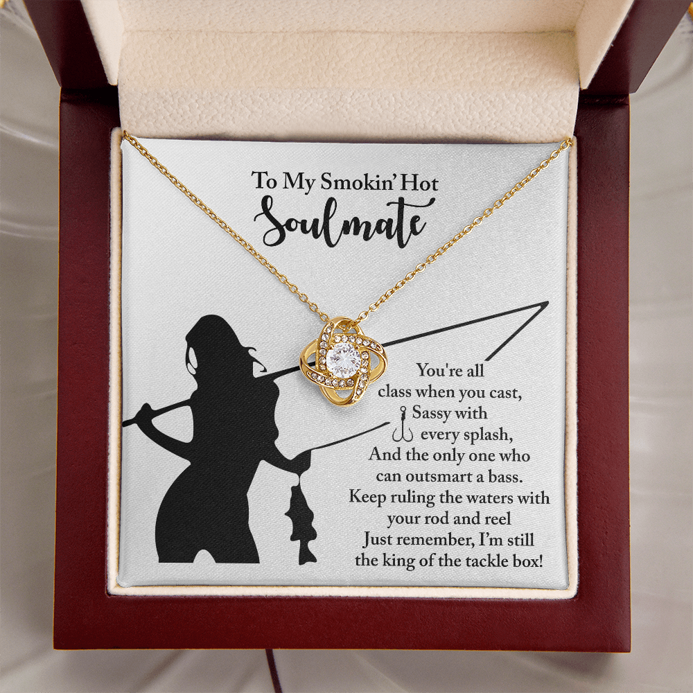 Soulmate:Ruling The Water-Love Knot Necklace