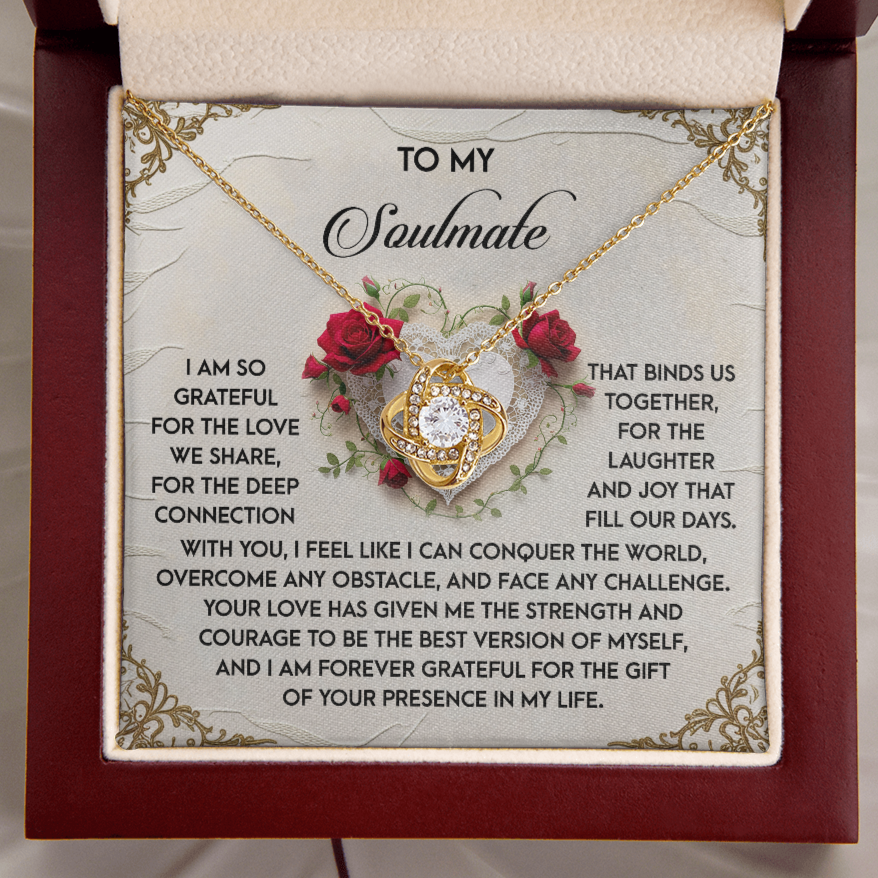 Soulmate-Our Day-Love Knot Necklace