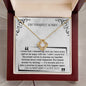 I'm Sorry-Angry With Me-Love Knot Necklace