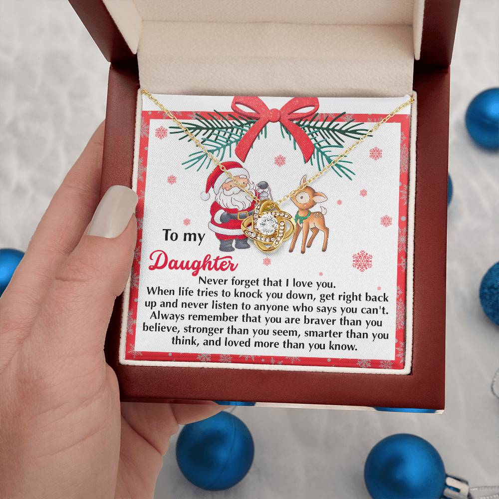 Gift for Daughter:Get Back Up-Love knot