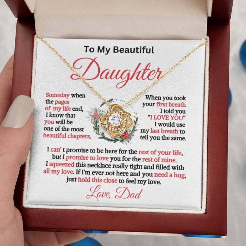 Gift for Daughter from Dad: Beautiful Chapters-Love Knot