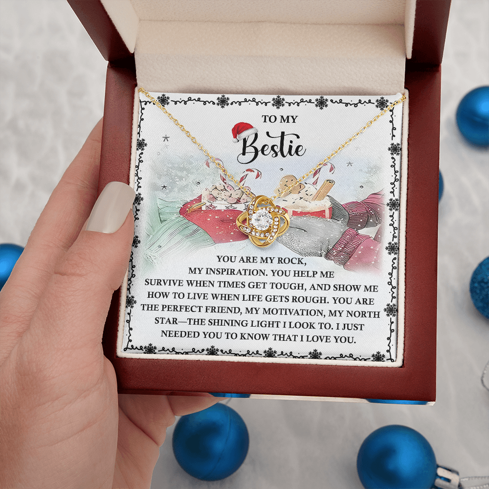 Best Friend-My North Star-Love Knot Necklace