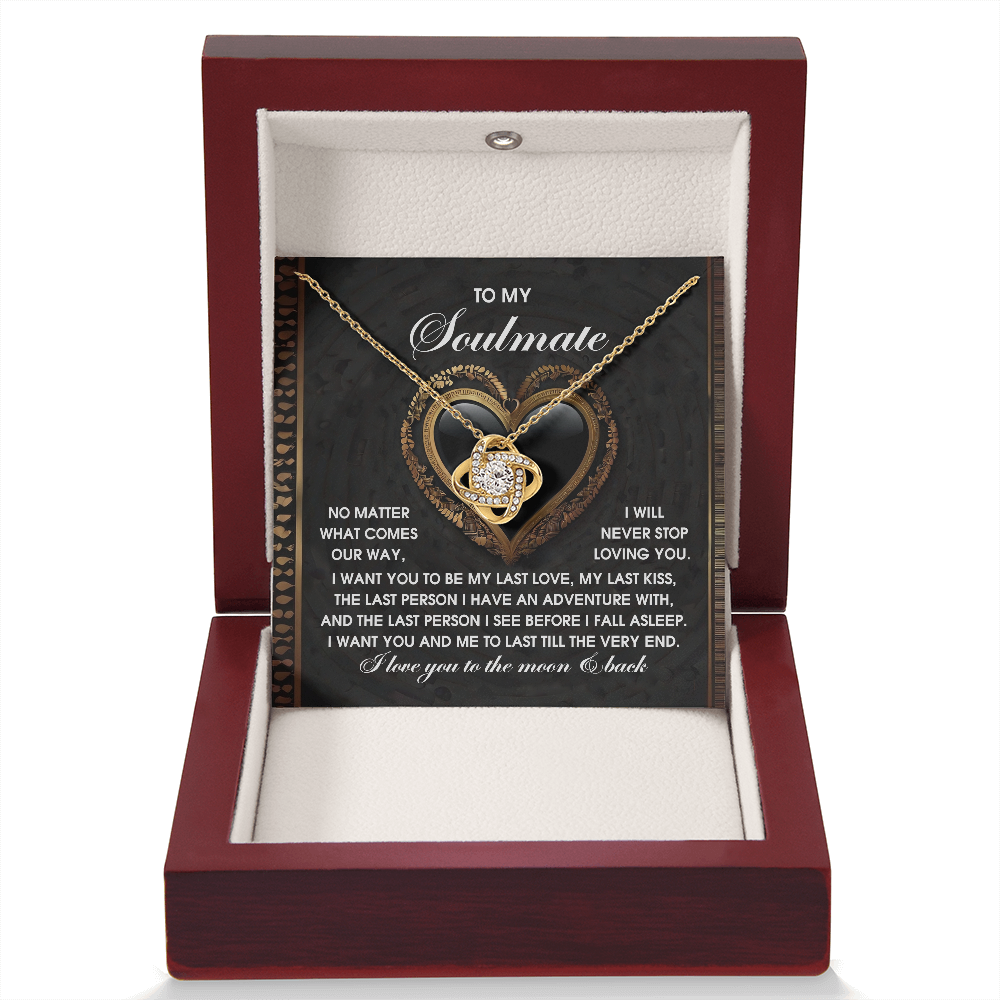 Soulmate: The Very End-Love Knot Necklace