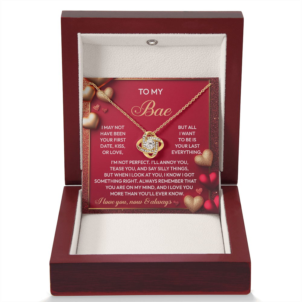 Soulmate-On my mind-Love Knot Necklace