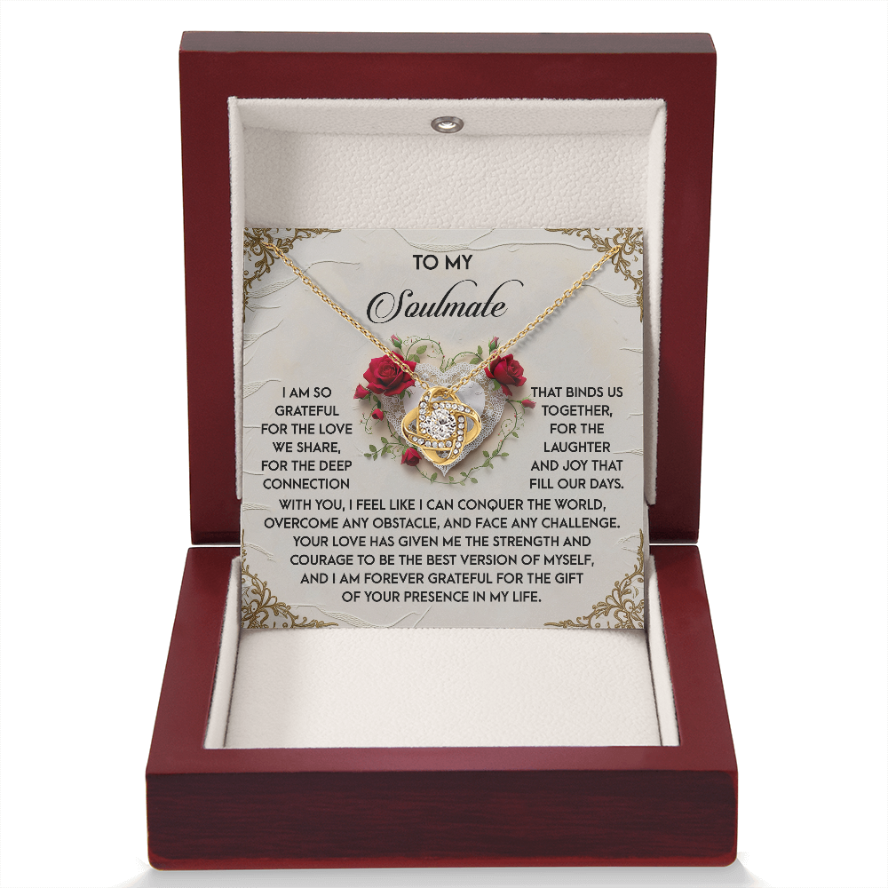 Soulmate-Our Day-Love Knot Necklace
