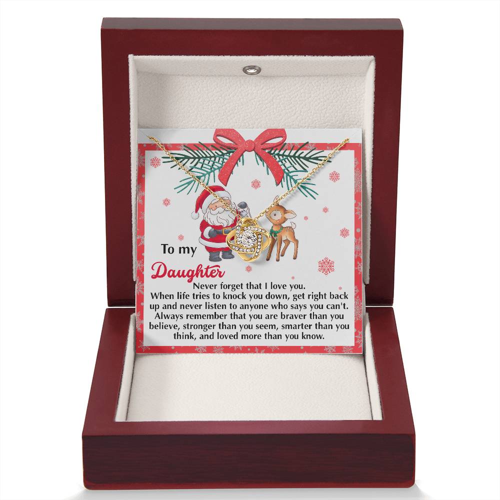 Gift for Daughter:Get Back Up-Love knot