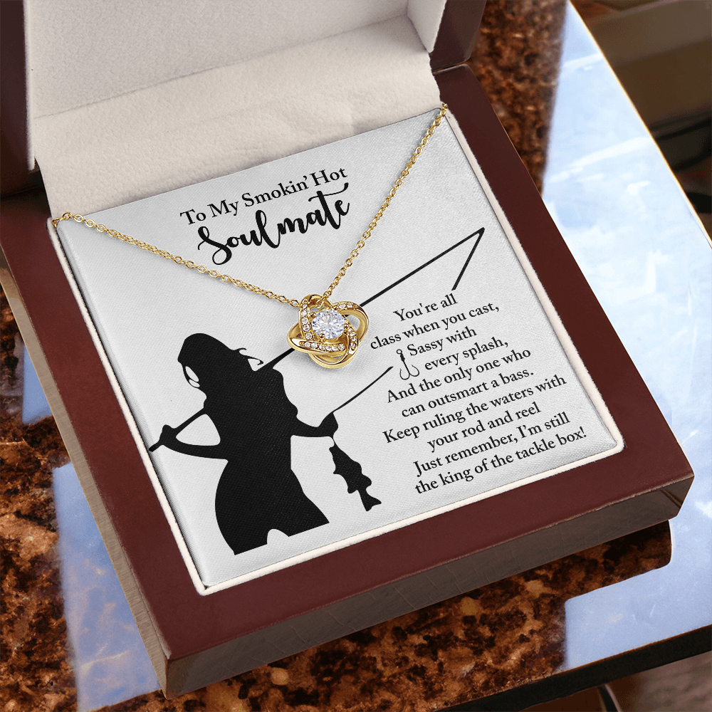 Soulmate:Ruling The Water-Love Knot Necklace