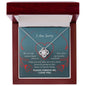 I'm Sorry-Mistakes and Faults-Love Knot Necklace