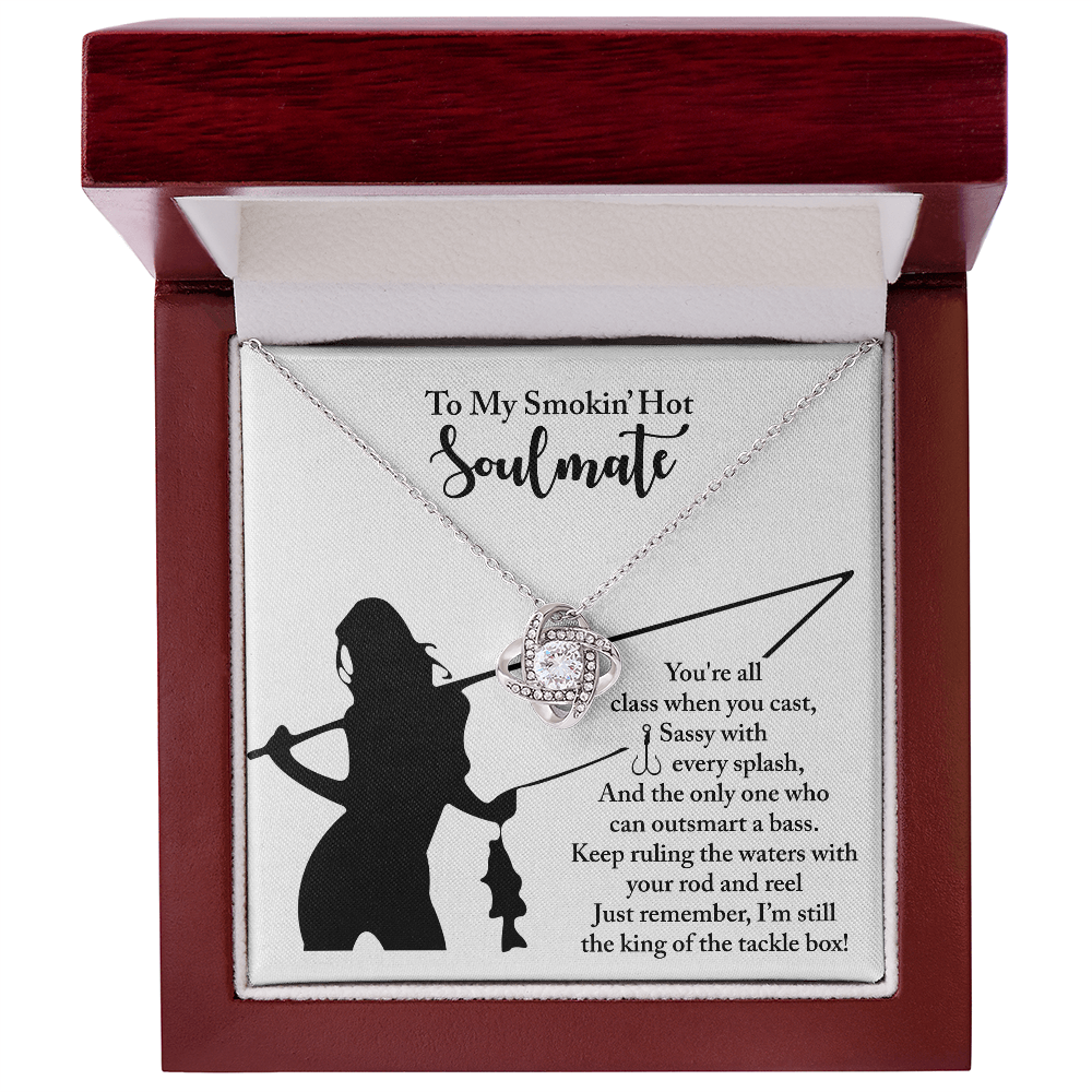 Soulmate:Ruling The Water-Love Knot Necklace