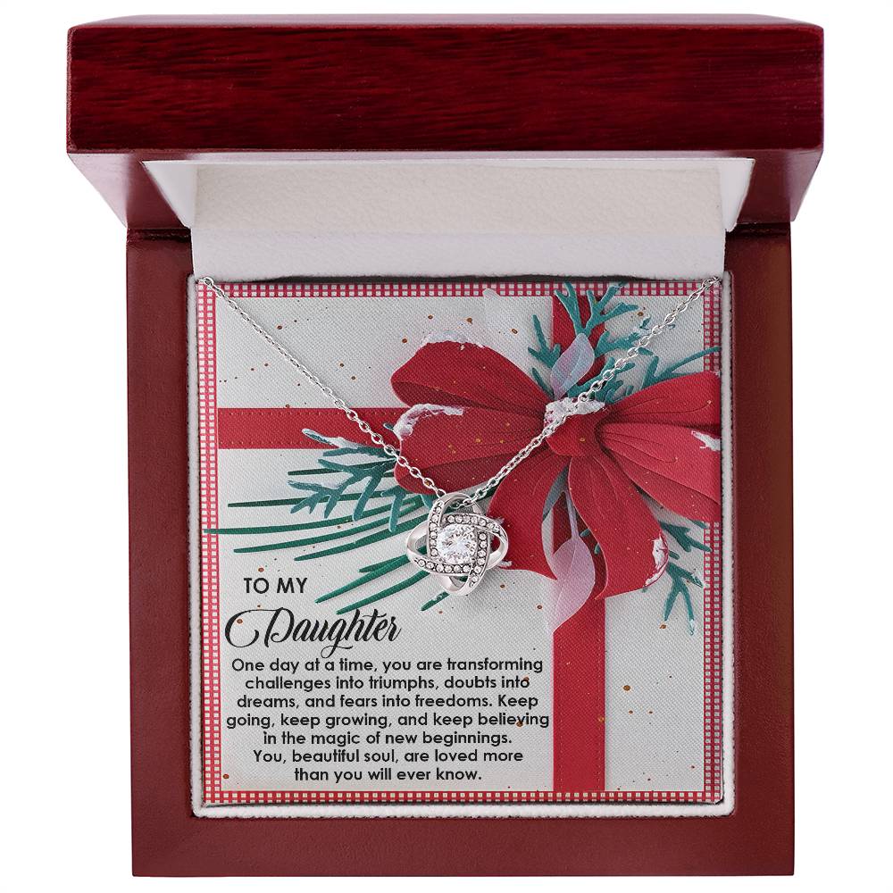 Gift for Daughter:Beautiful Soul-Love Knot