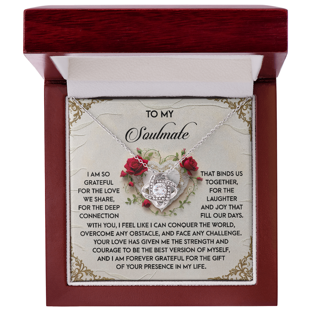 Soulmate-Our Day-Love Knot Necklace