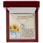 Gift for Daughter-The First Time-Love Necklace