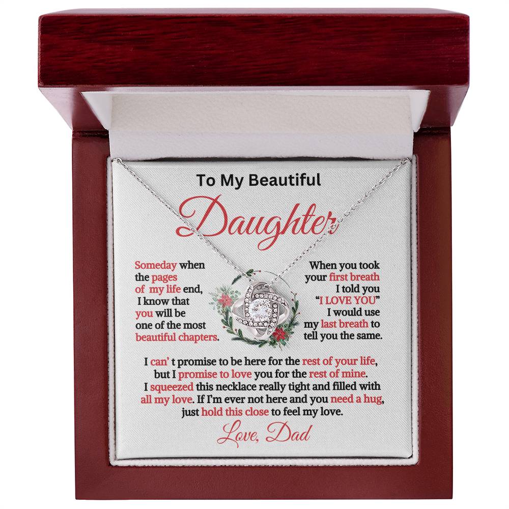 Gift for Daughter from Dad: Beautiful Chapters-Love Knot