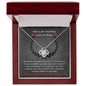 I'm Sorry-Make Amends-Love Knot Necklace