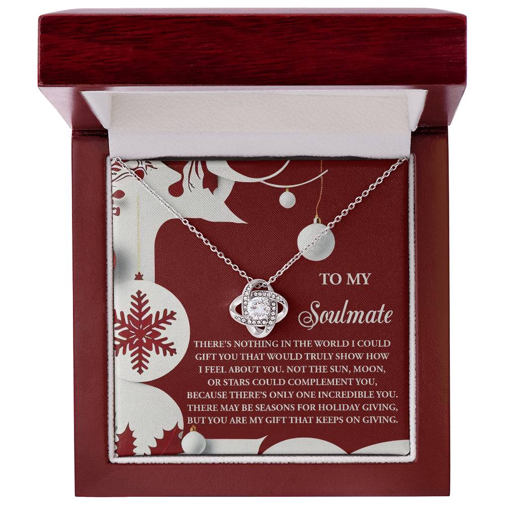 Soulmate:Holiday Gift-Love Knot Necklace