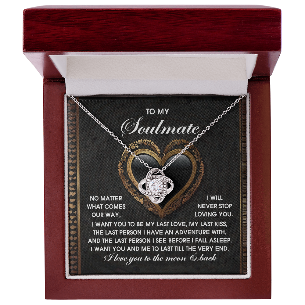 Soulmate: The Very End-Love Knot Necklace