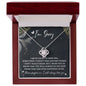 I'm Sorry-The Best Thing-Love Knot Necklace
