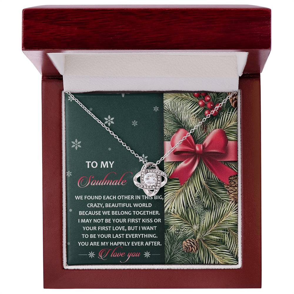 Soulmate: Beautiful World-Love Knot Necklace