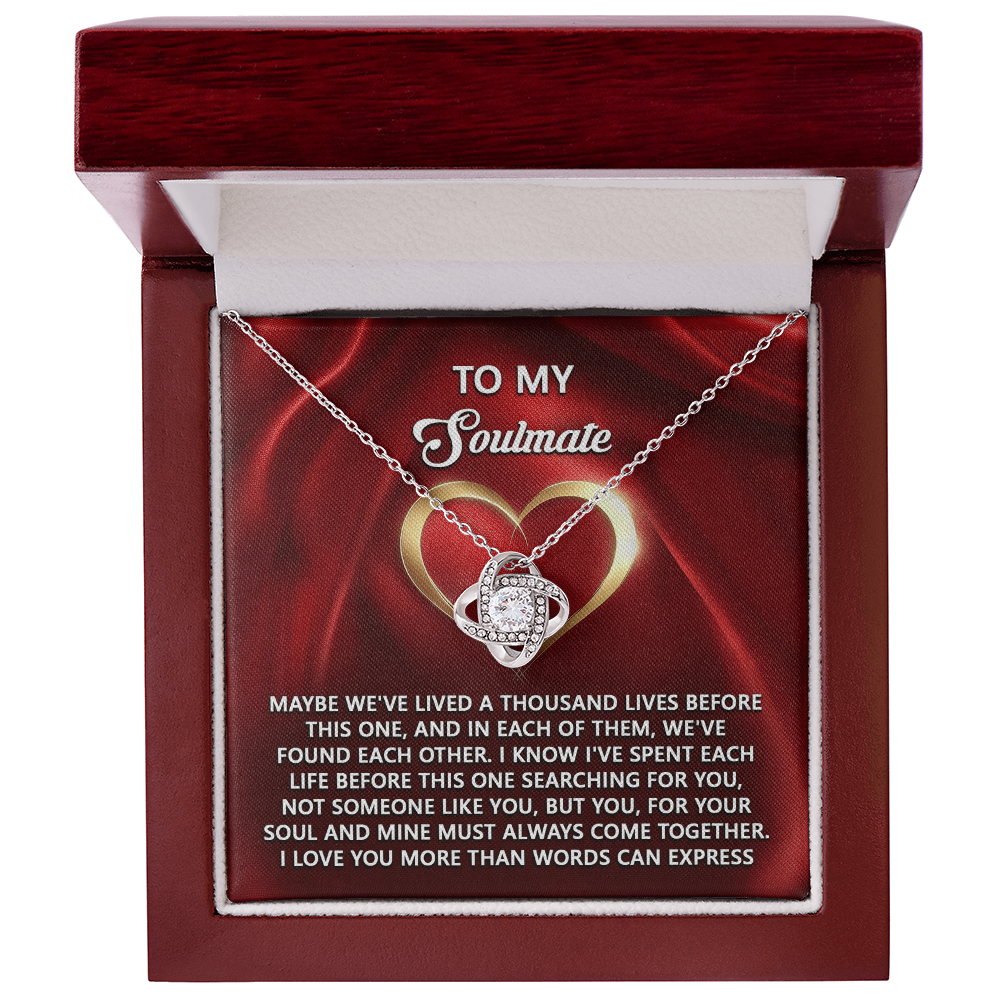 Soulmate:Your Soul-Love Knot Necklace