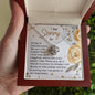 I'm Sorry-Amazing Woman-Love Knot Necklace