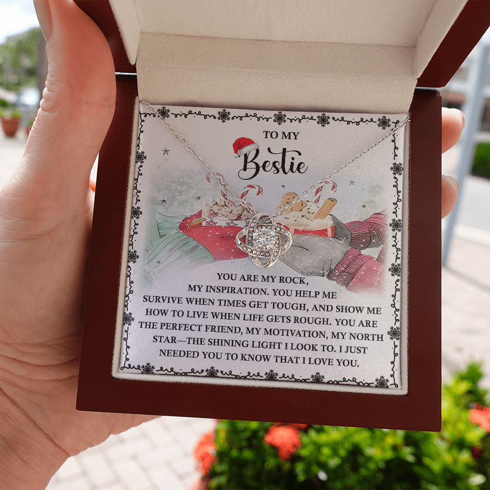 Best Friend-My North Star-Love Knot Necklace