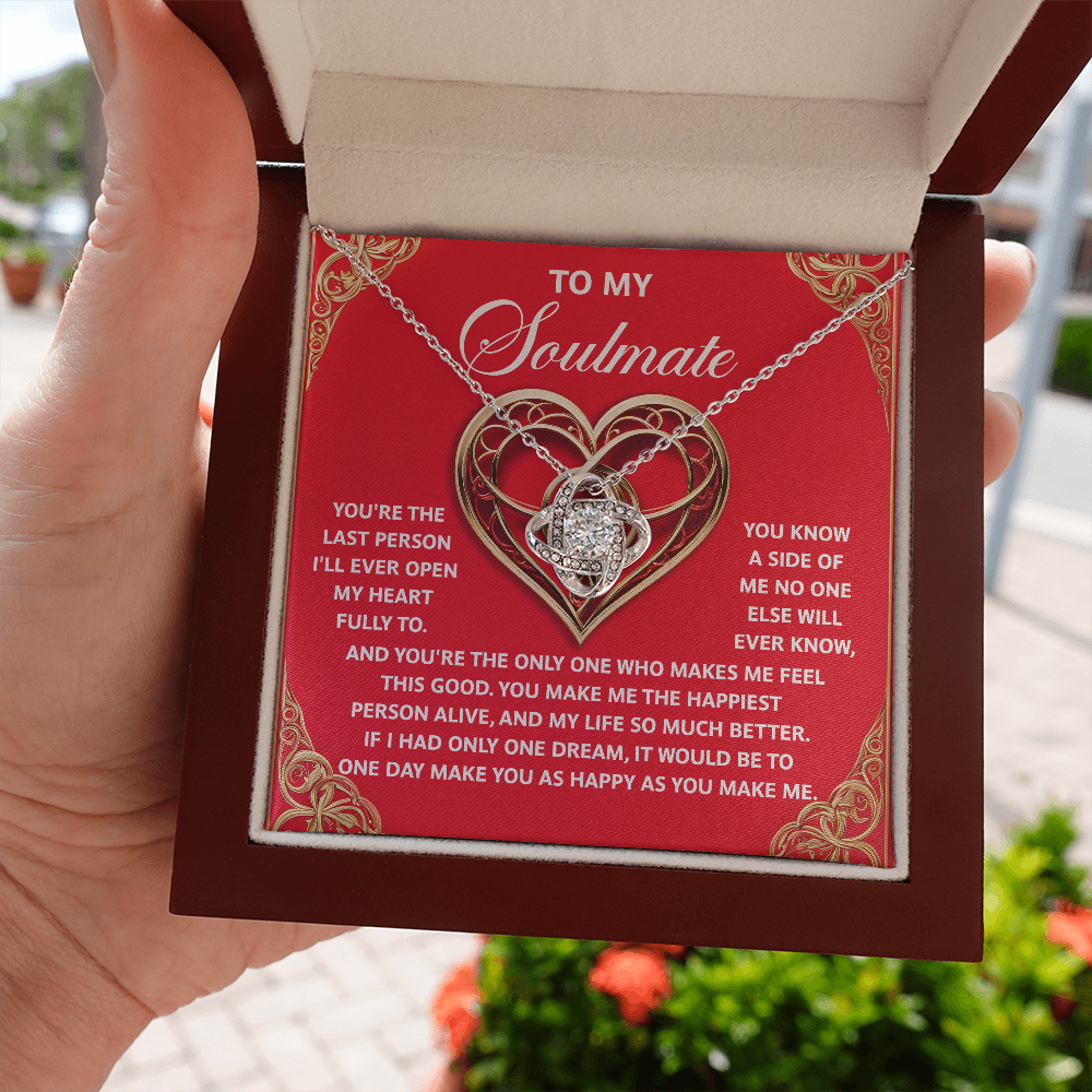 Soulmate; The Only One-Love Knot Necklace