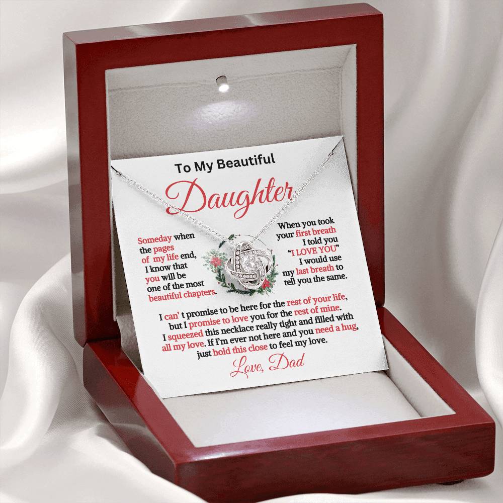 Gift for Daughter from Dad: Beautiful Chapters-Love Knot
